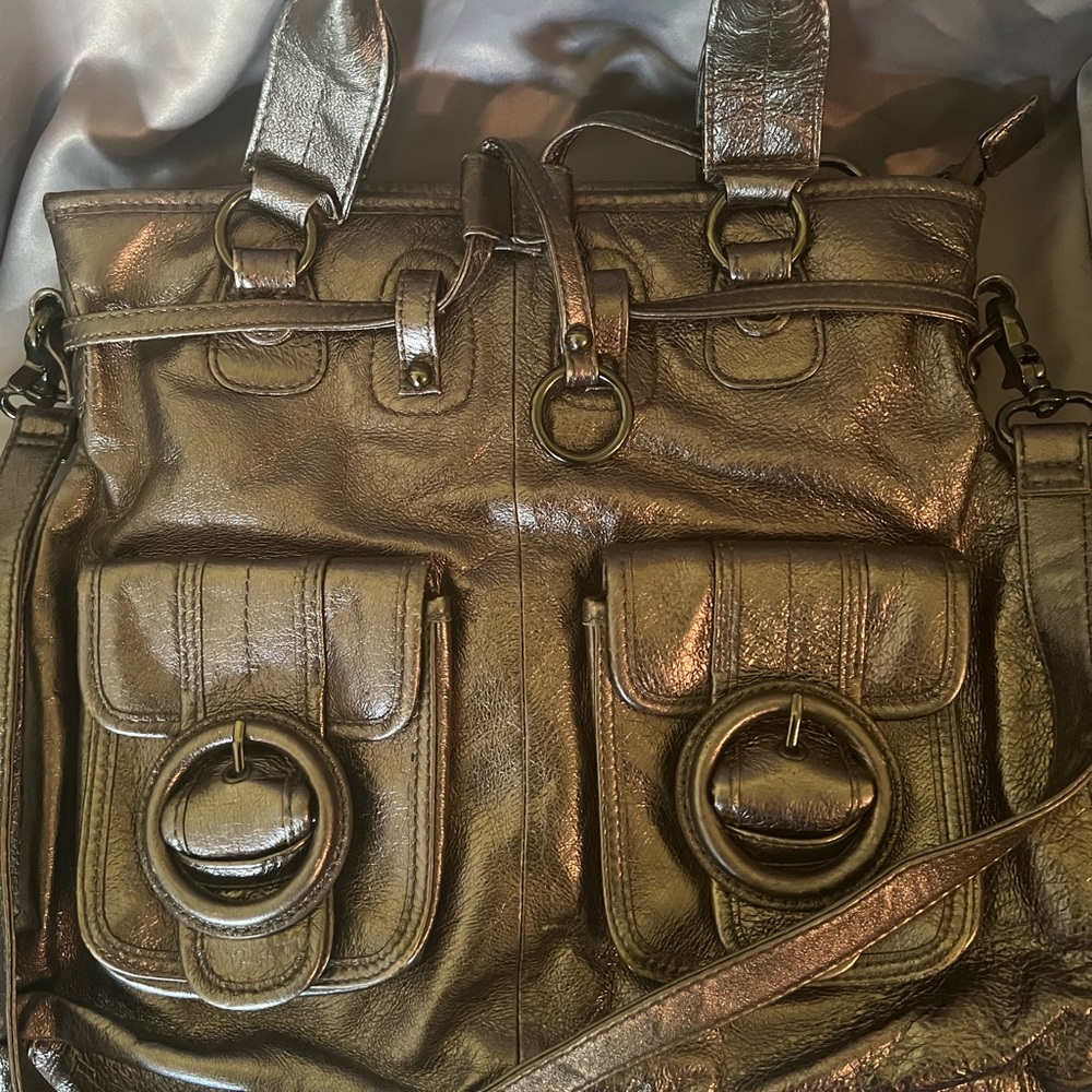 Elliot Luca Silver purse.